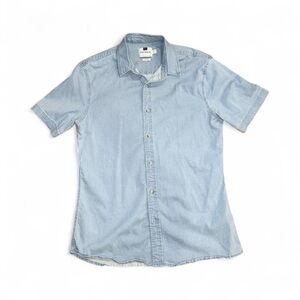 Topman Light Blue Denim Shirt